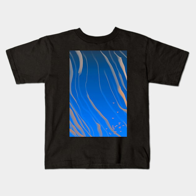 Sky Card Kids T-Shirt by KO-of-the-self